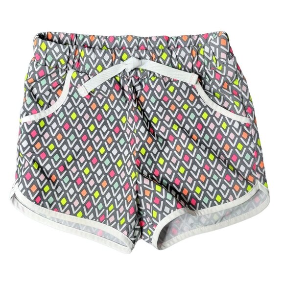 Cat & Jack Toddler Girls Neon Printed Shorts Size 2T Summer Outdoor Pull On - Picture 1 of 8